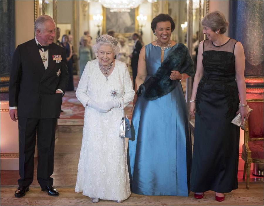The Queen hosts Commonwealth Diaspora Reception at Buckingham Palace