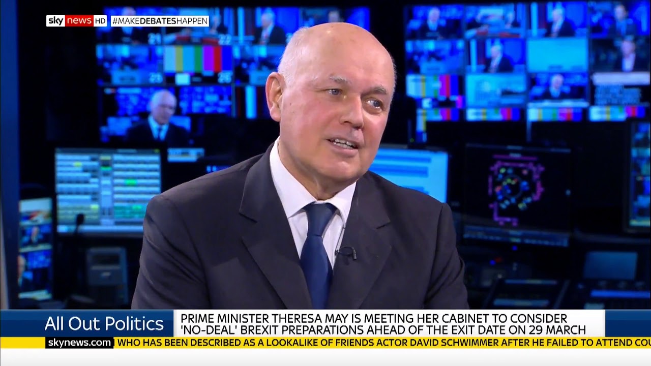 Brexit: Iain Duncan Smith calls on Theresa May to quit ASAP