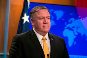 Senator questions Pompeo about Trump’s business ties to Russia